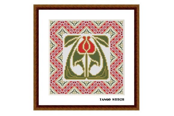 A Bold Cross Stitch Statement for Boutique Apparel