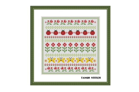 A Designer's Review of the Floral Ornament Cross Stitch Pattern