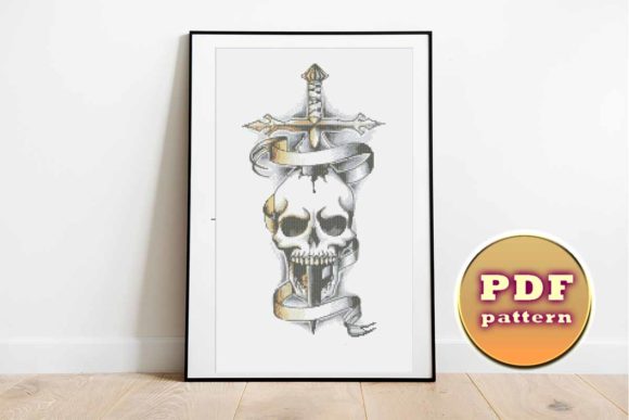 A Designer's Review of the Skull and Sword Cross Stitch Pattern