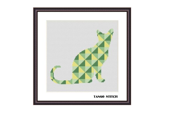 A Designer's Review: The Cat Geometric Cross Stitch Pattern