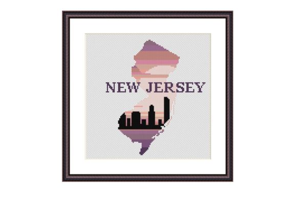 A Designer's Review: The New Jersey Map Silhouette Cross Stitch