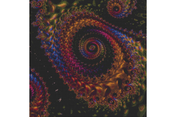 A Fractal Cross Stitch Pattern for Cozy Holiday Products
