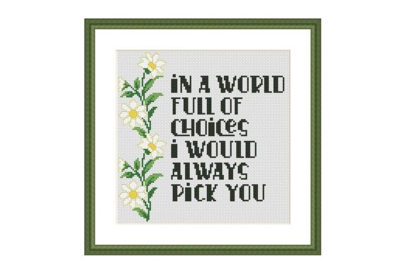 A Review of the 'In a World' Romantic Cross Stitch Pattern