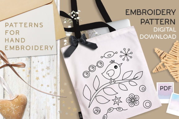 A Seasonal Designer's Review of Bird on Branch DIY Embroidery