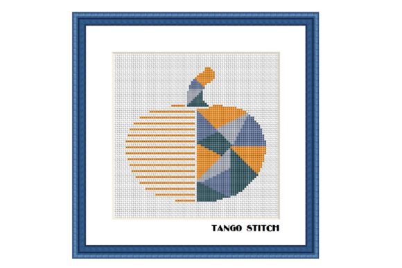 A Seller's Take on the Pumpkin Geometric Cross Stitch Pattern