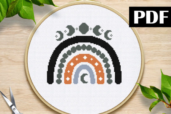 Boho Moon Cross Stitch Pattern: A Stitcher's Review