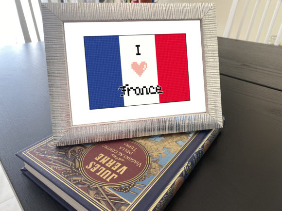 Flag of France Cross Stitch Pattern: A Designer's Review