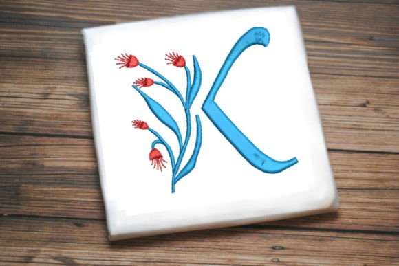 Floral Monogram Letter K Review: Handmade Floral Charm