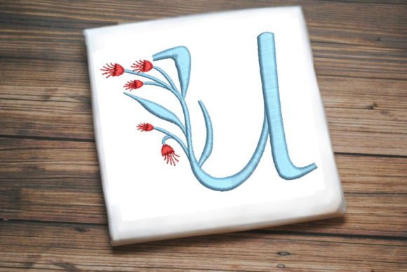 Floral Monogram Letter U: An Embroidery Designer's Review