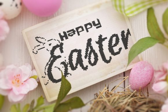 Happy Easter Cross Stitch Pattern Review