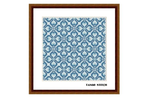 Reviewing Blue Cute Cross Stitch Ornament Pattern for Personalized Gifts