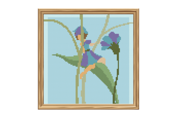 Reviewing the Vintage Pixie in the Meadow Cross Stitch Pattern