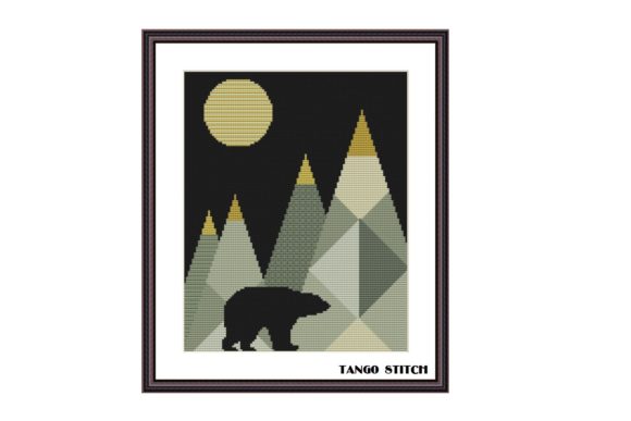 Wild Bear at the Mountains: A Seasonal Embroidery Review